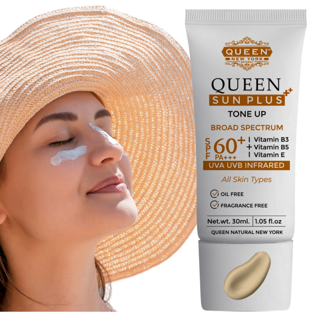 Pack of 2-QUEEN SUN PLUS | Tone Up SunScreen SPF 60 PA+++