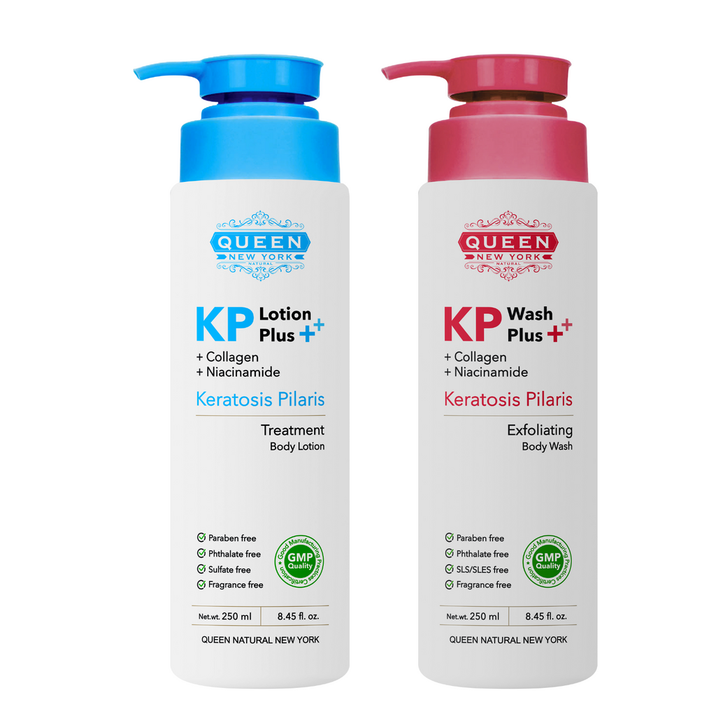 QUEEN KP Body Acne Keratosis Pilaris Exfoliating Body Lotion Plus Collagen Niacinamide