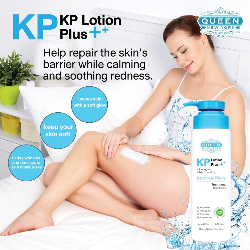 QUEEN KP Body Acne Keratosis Pilaris Exfoliating Body Lotion Plus Collagen Niacinamide