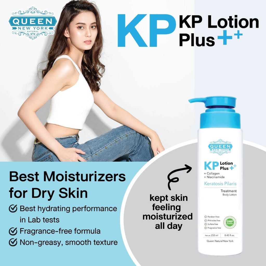 QUEEN KP Body Acne Keratosis Pilaris Exfoliating Body Lotion Plus Collagen Niacinamide